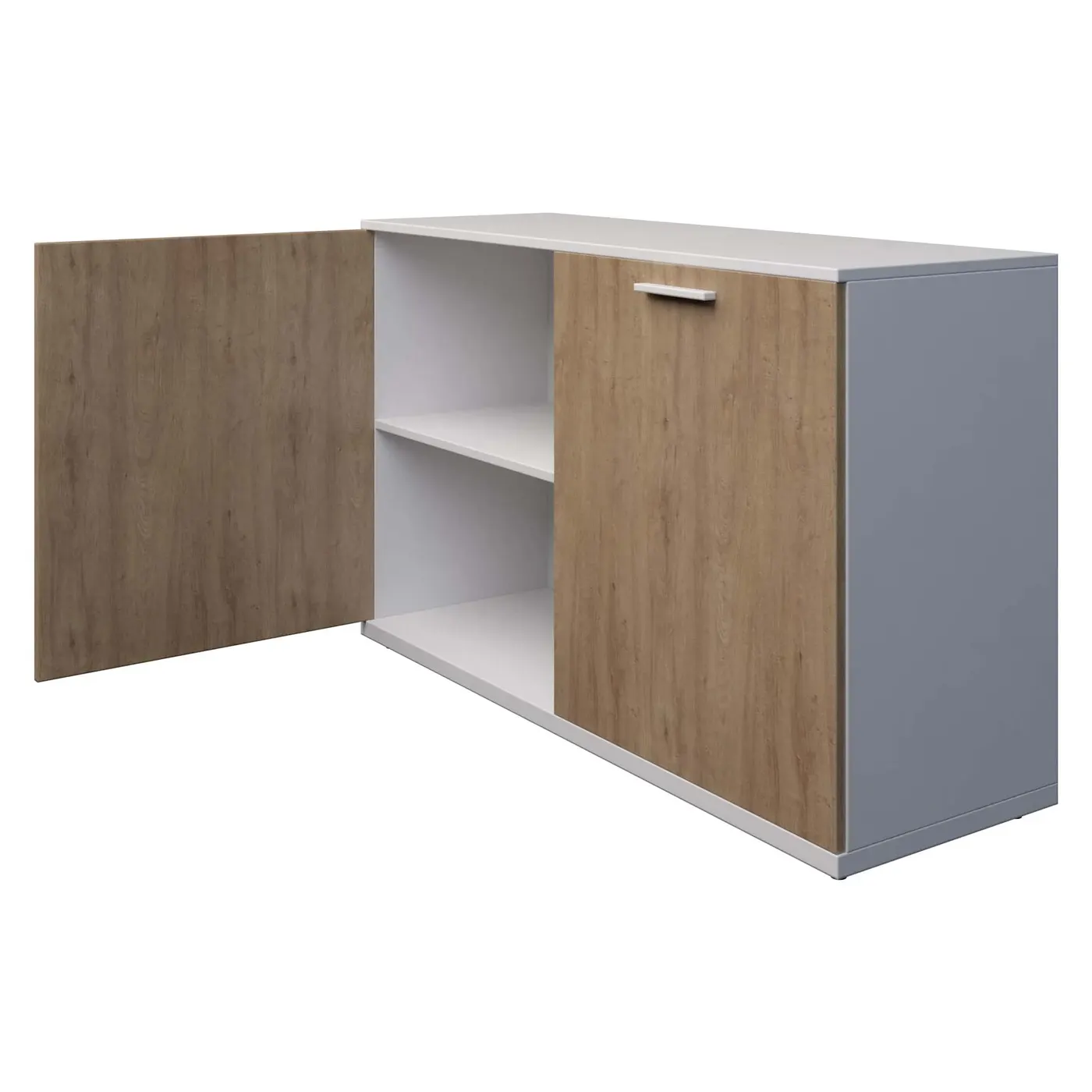 CREDENZA C2 PUERTAS Y ENTREPAÑOS 1.20 — foto 1